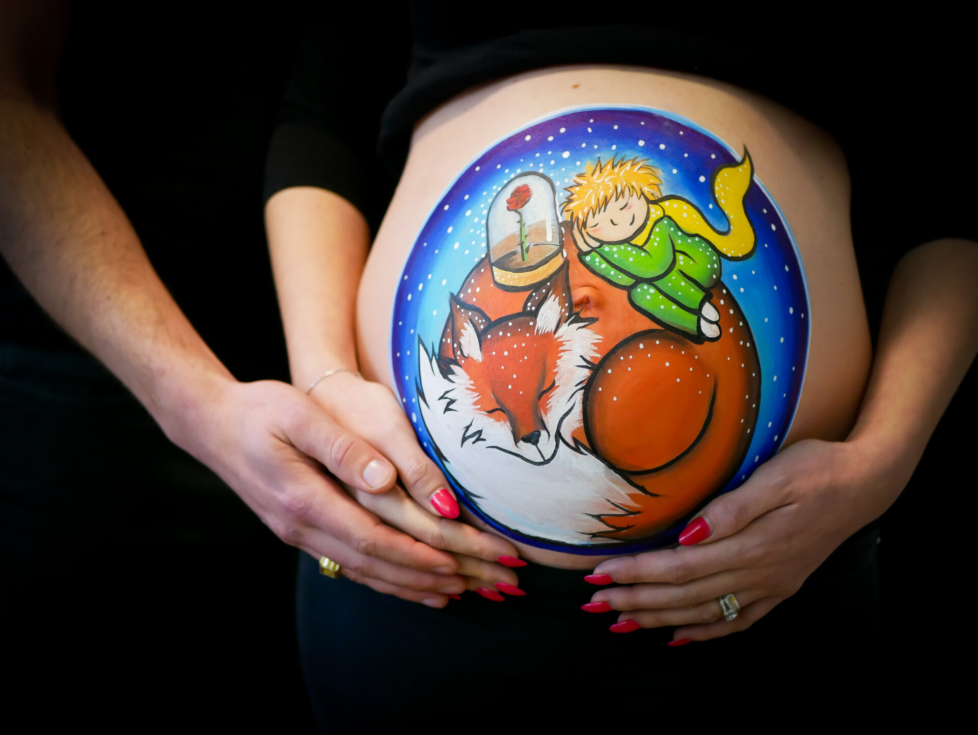 Bellypainting Petit Prince