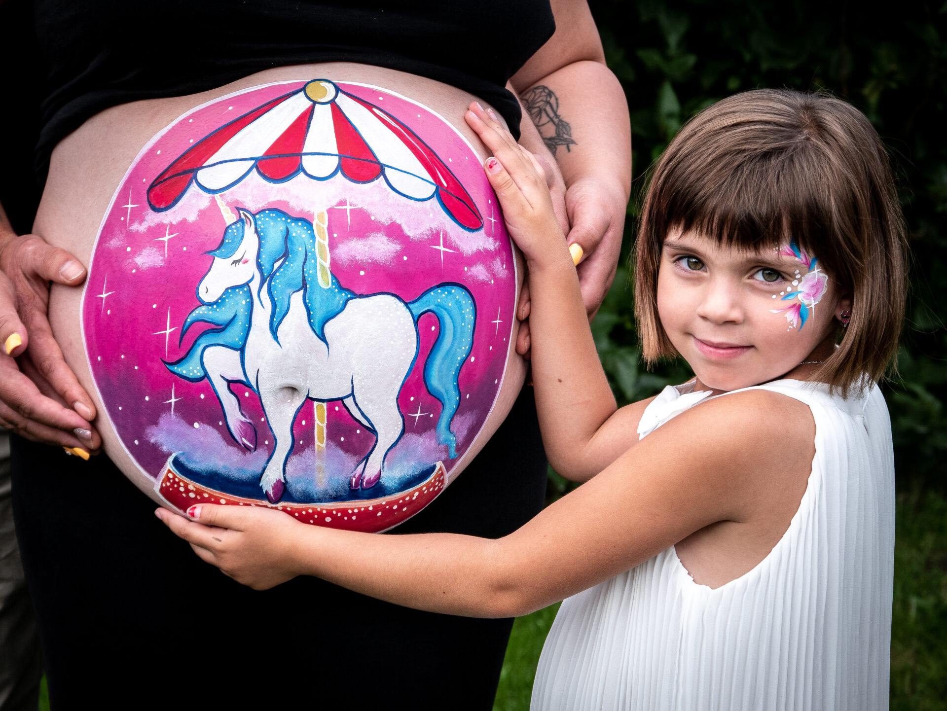 Bellypainting Licorne